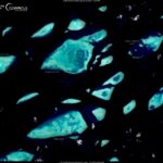 Satellitenbild zeigt Korallenriffe der Malediven