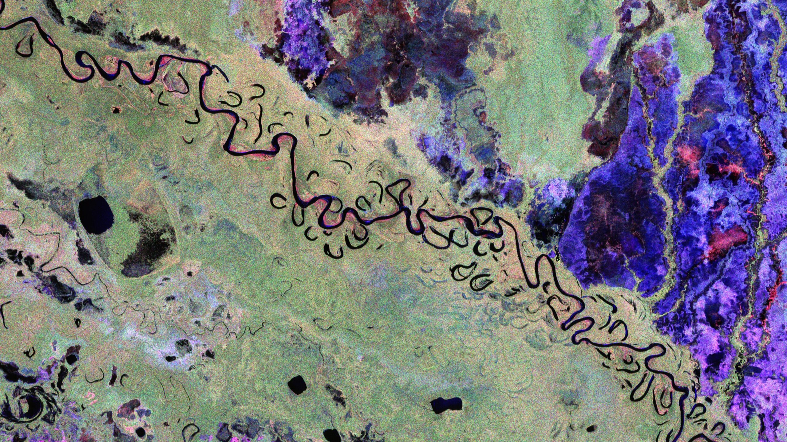 Satellitenbild von Bolivien