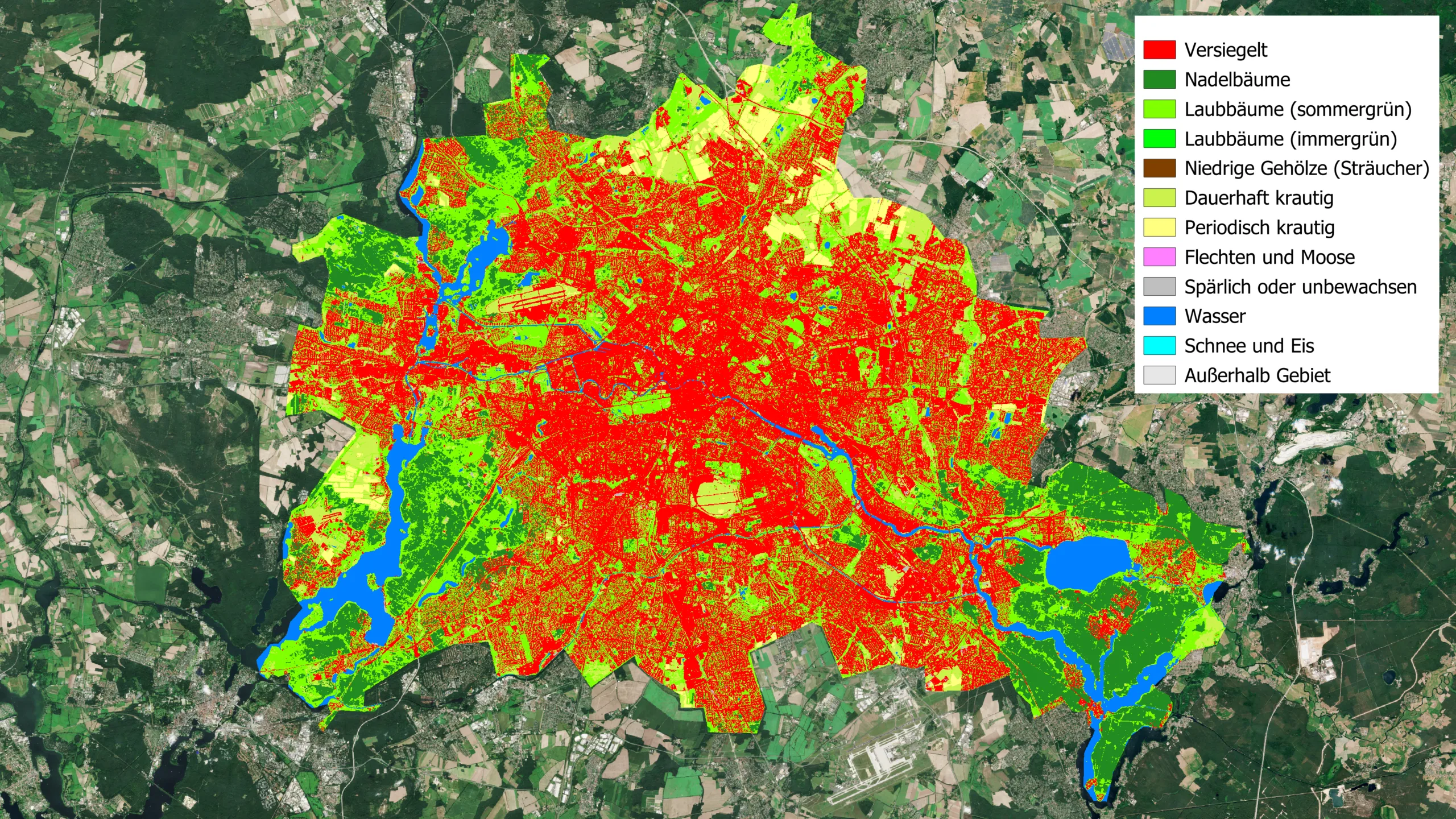 Landnutzungsklassifikation von Berlin