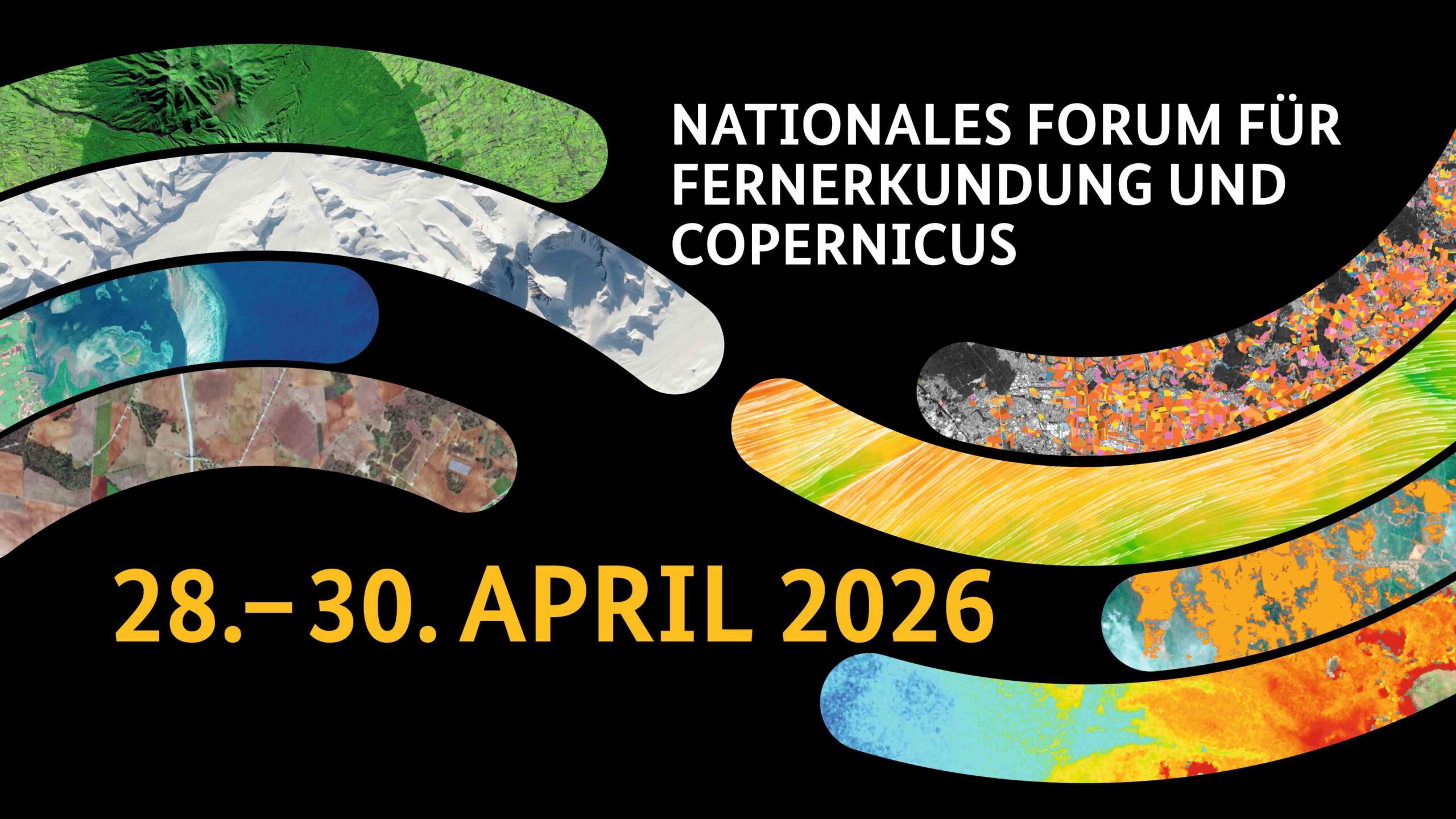 KeyVisual Nationales Forum für Fernerkundung und Copernicus