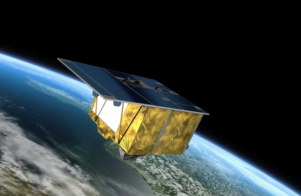 Visualisierung EnMAP Hyperspektral-Satellitenmission