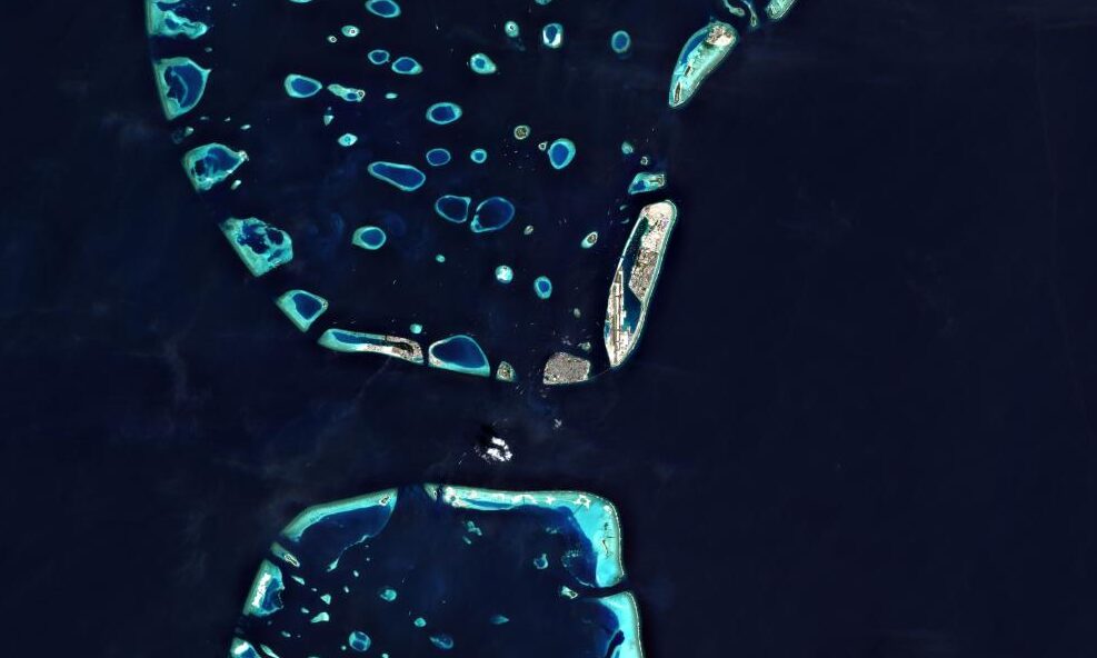 Sentinel-2 Aufnahme von Malé, Malediven