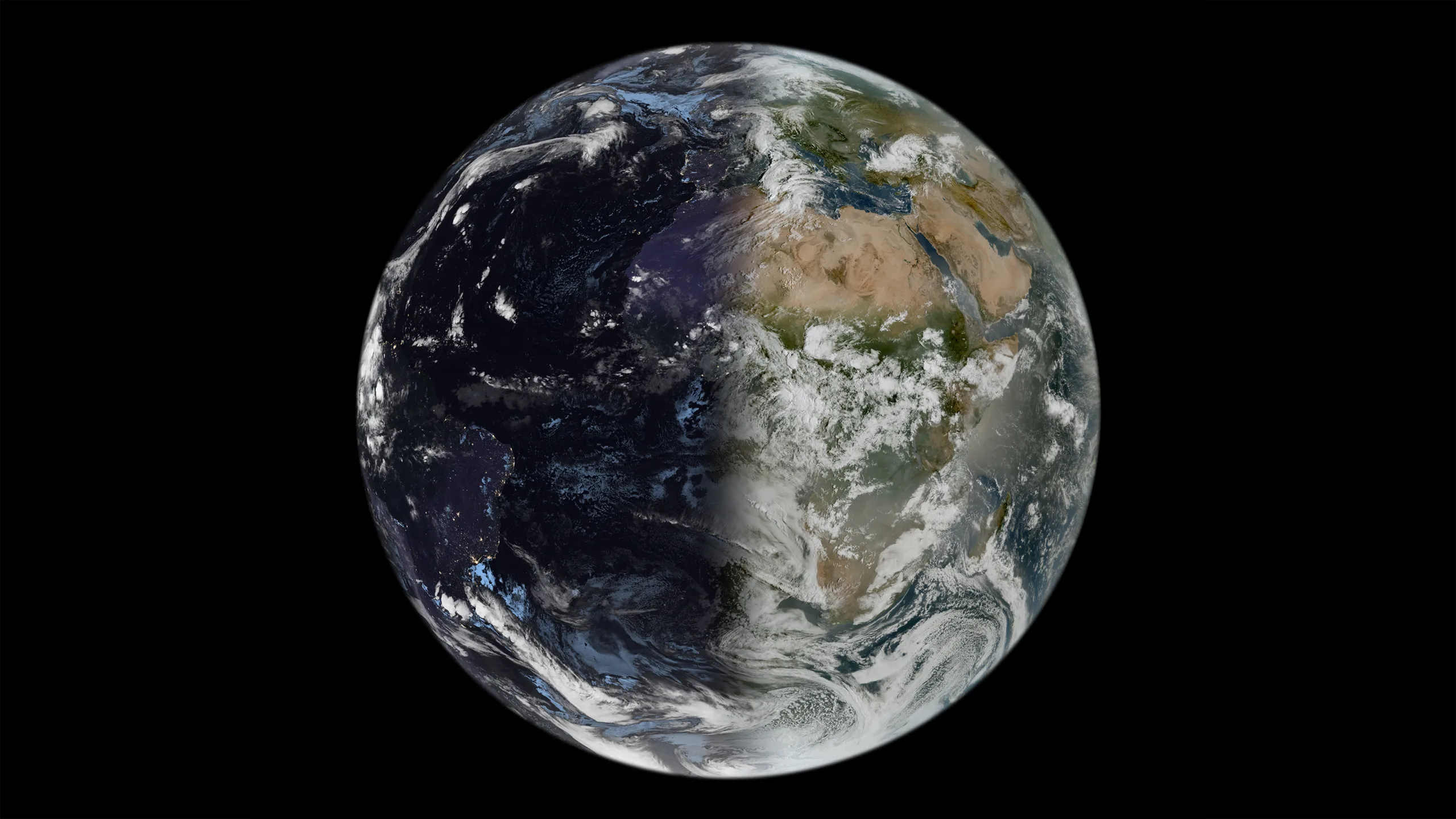 Satellitenbild der Erde