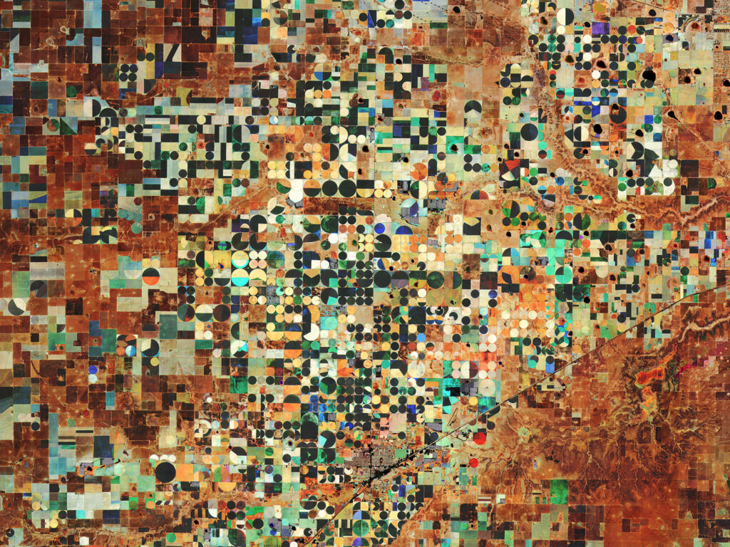 Satellitenbild von Hereford, Texas