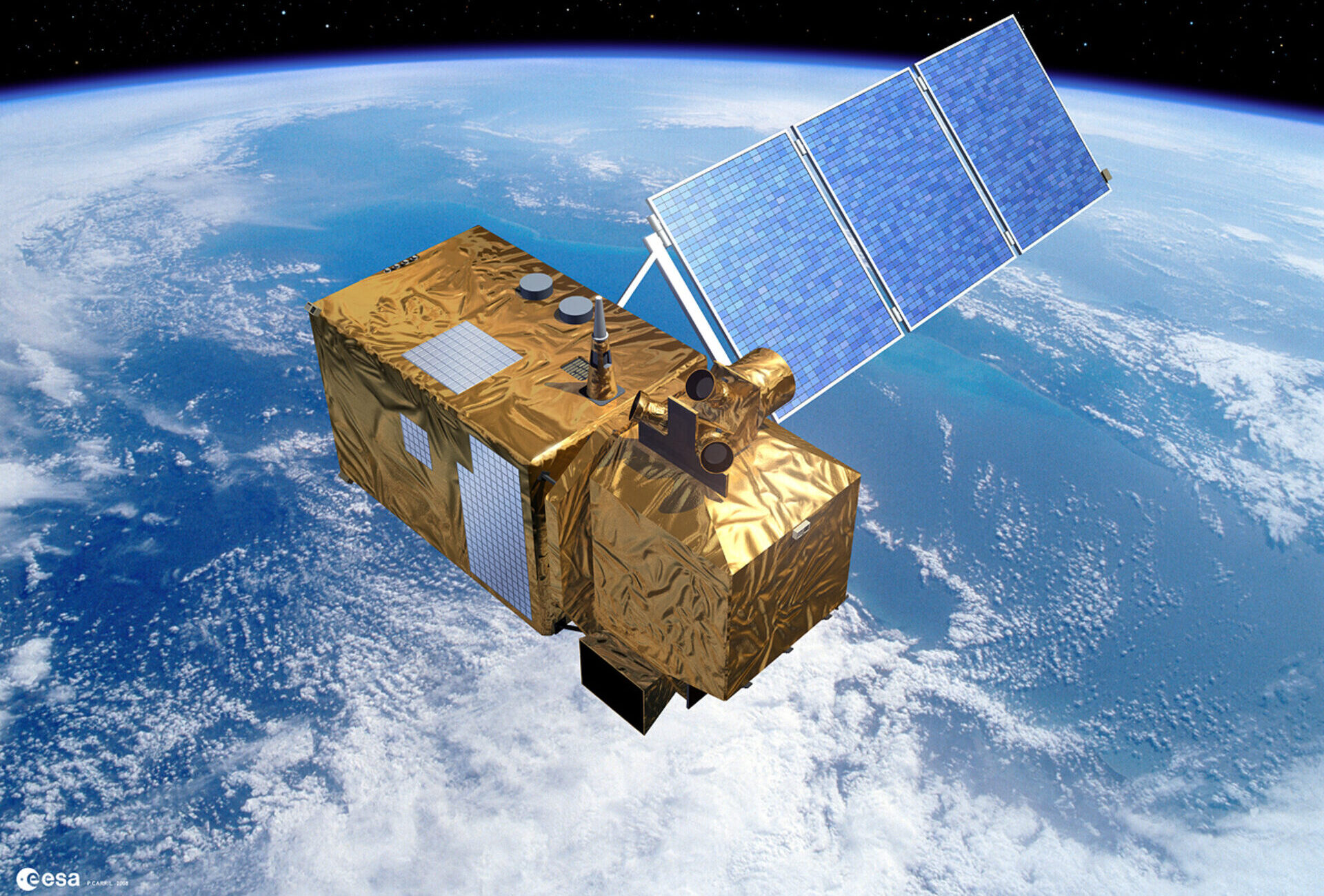 Visualisierung Satellit Sentinel-2