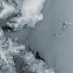 Satellitenbild von Spitzbergen