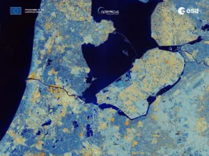 Satellitenbild Niederlande