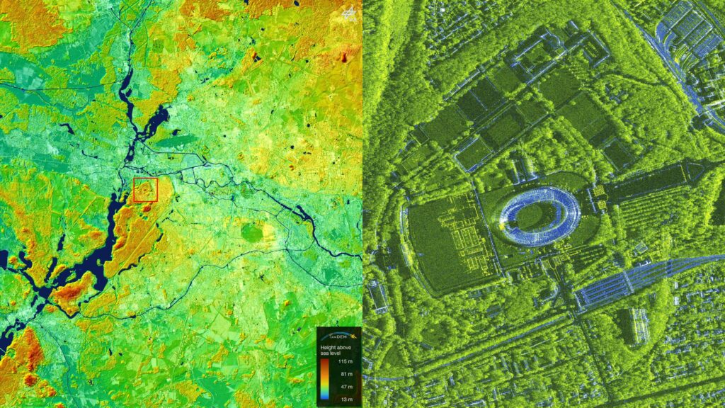Satellitenbild Berlin Tandem-X