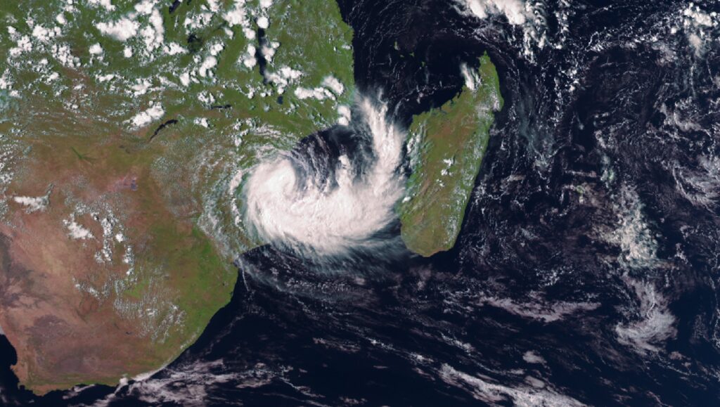 Satellitenbild vom tropischen Sturm Filipo