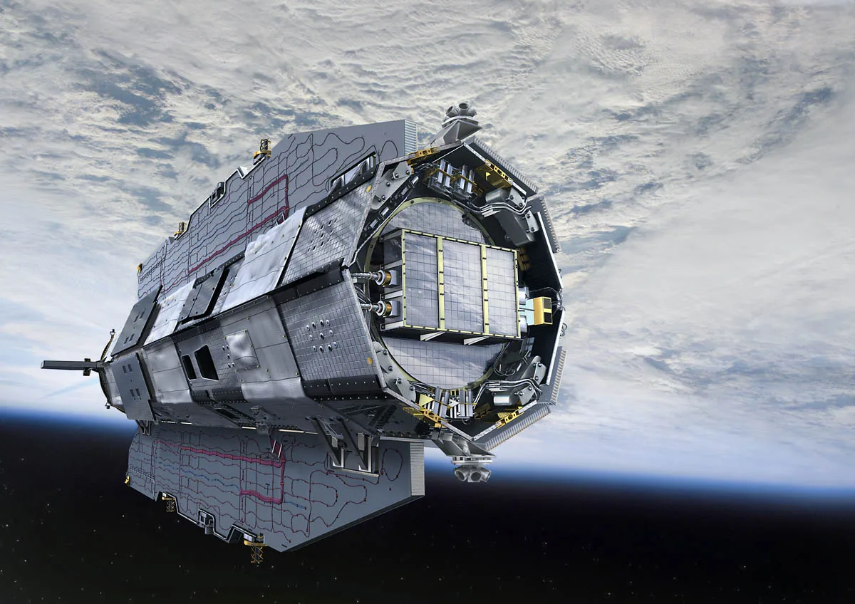 Visualisierung Satellit GOCE