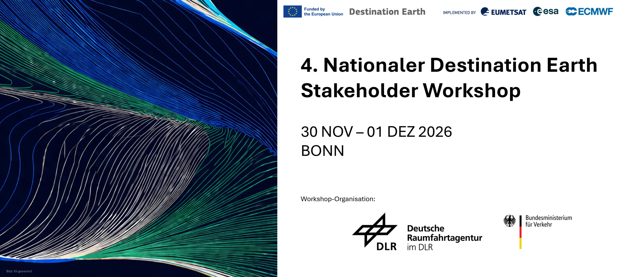 Header zum 4. Destination Earth Stakeholder Workshop