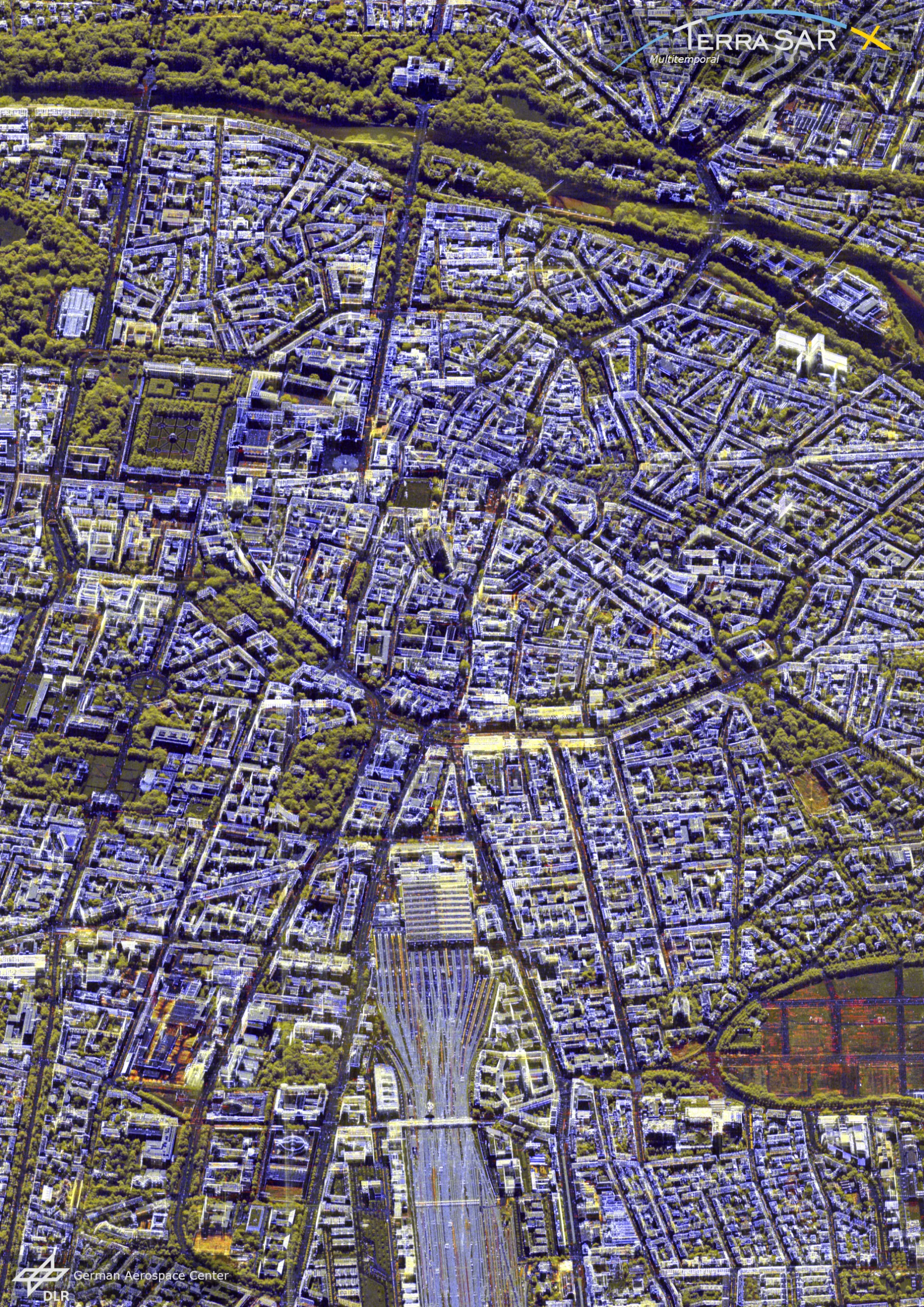Satellitenbild von München