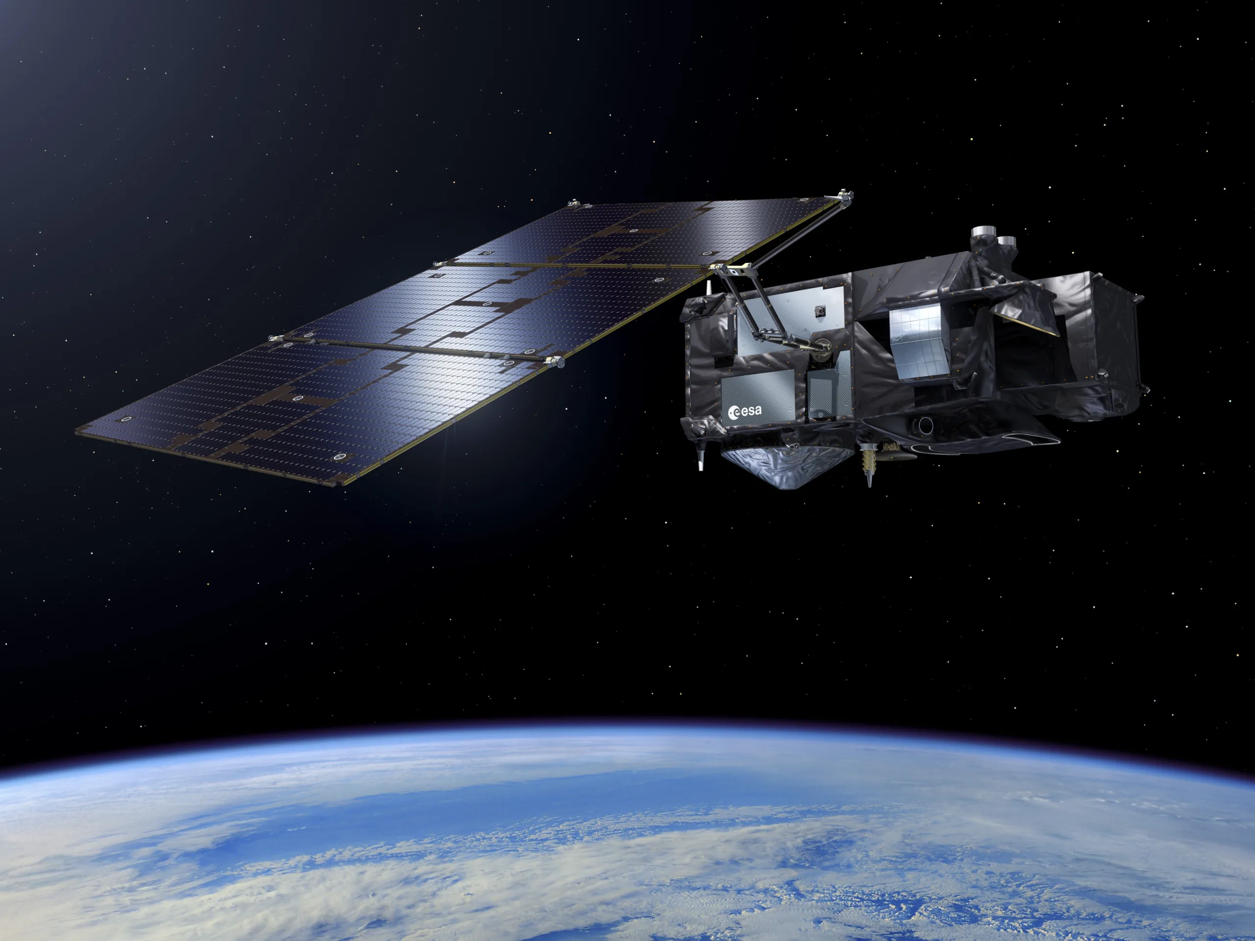 Visualisierung Satellit Sentinel-3