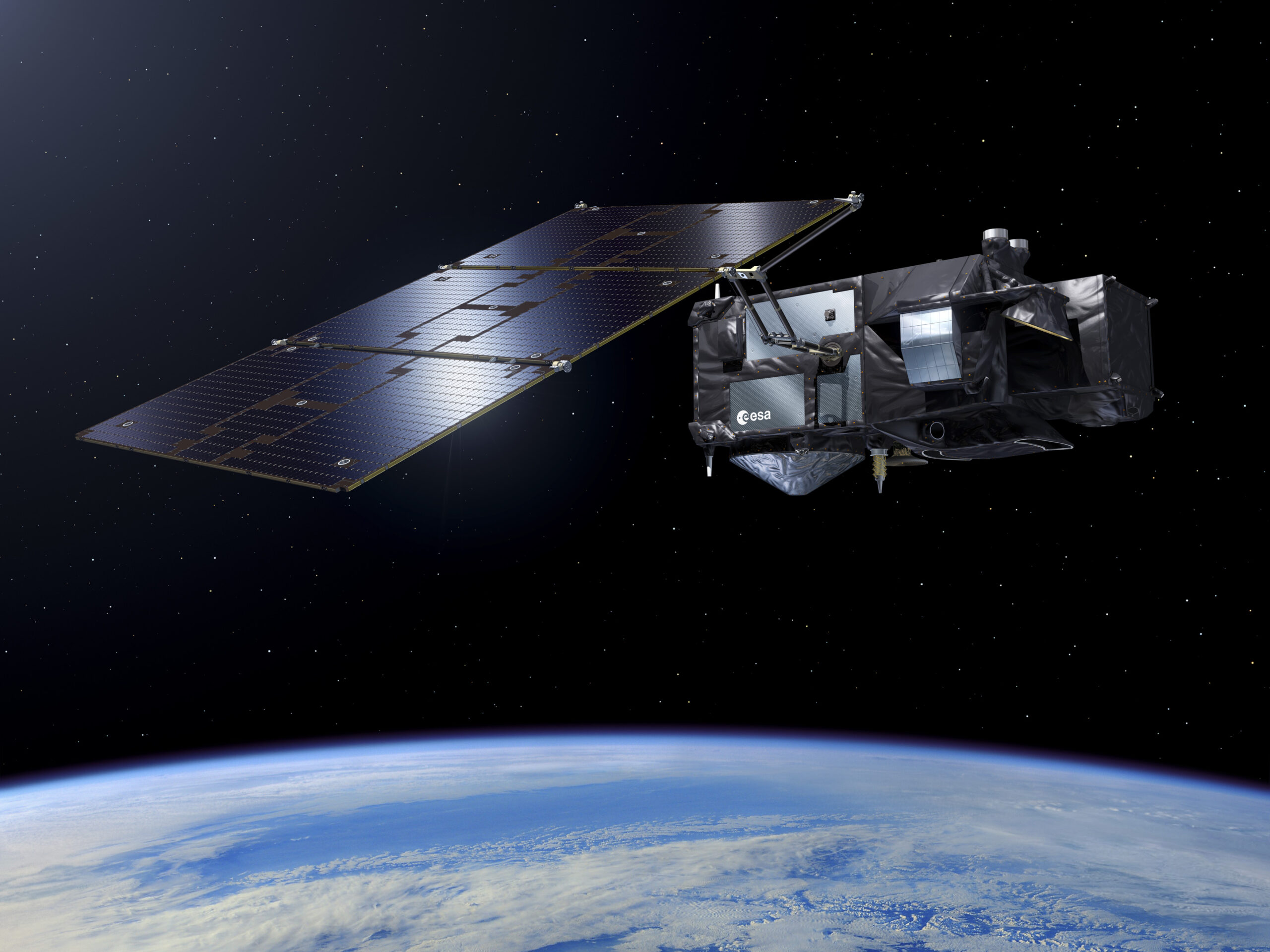 Visualisierung Satellit Sentinel-3