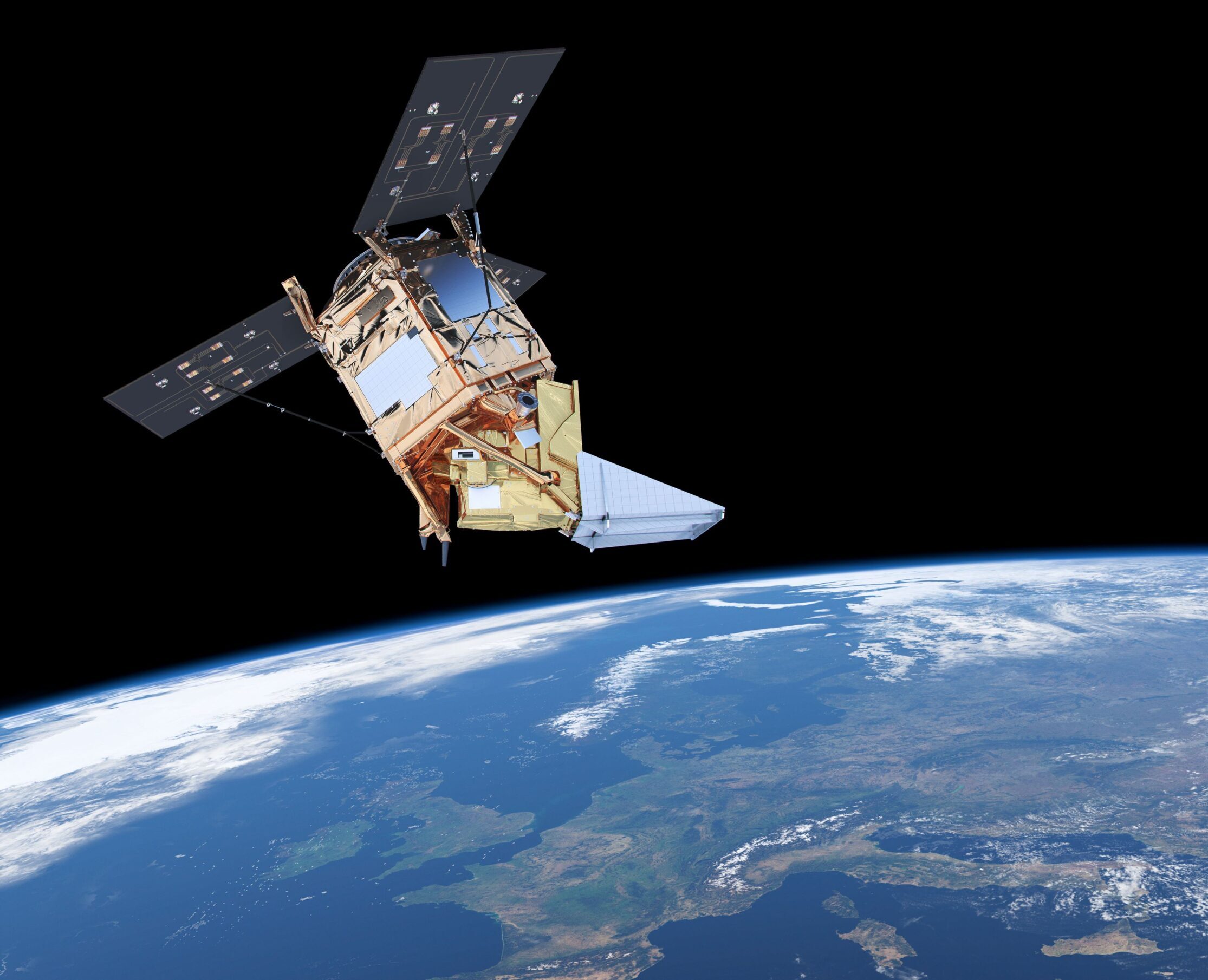 Visualisierung Satellit Sentinel-5P