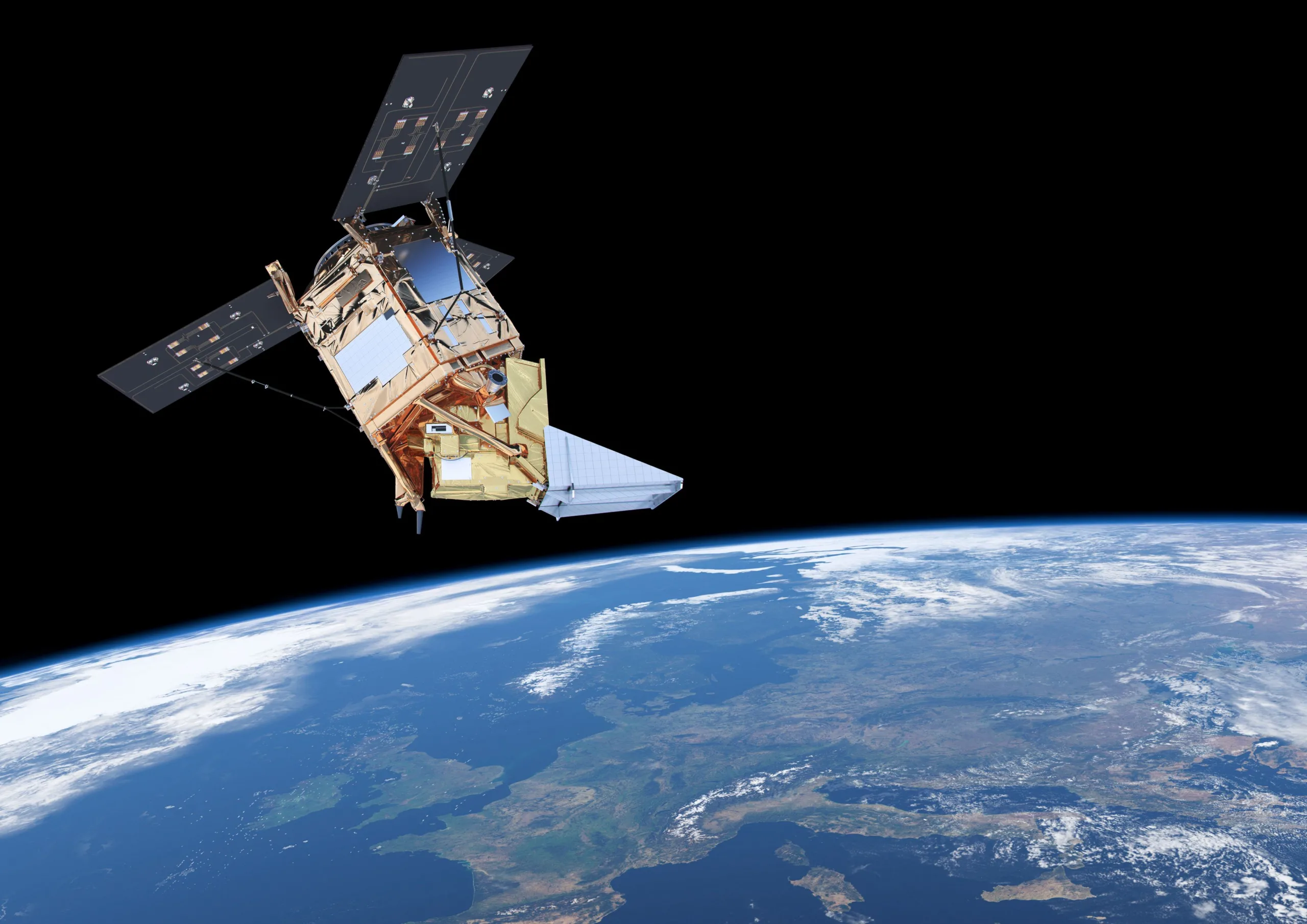 Visualisierung Satellit Sentinel-5P