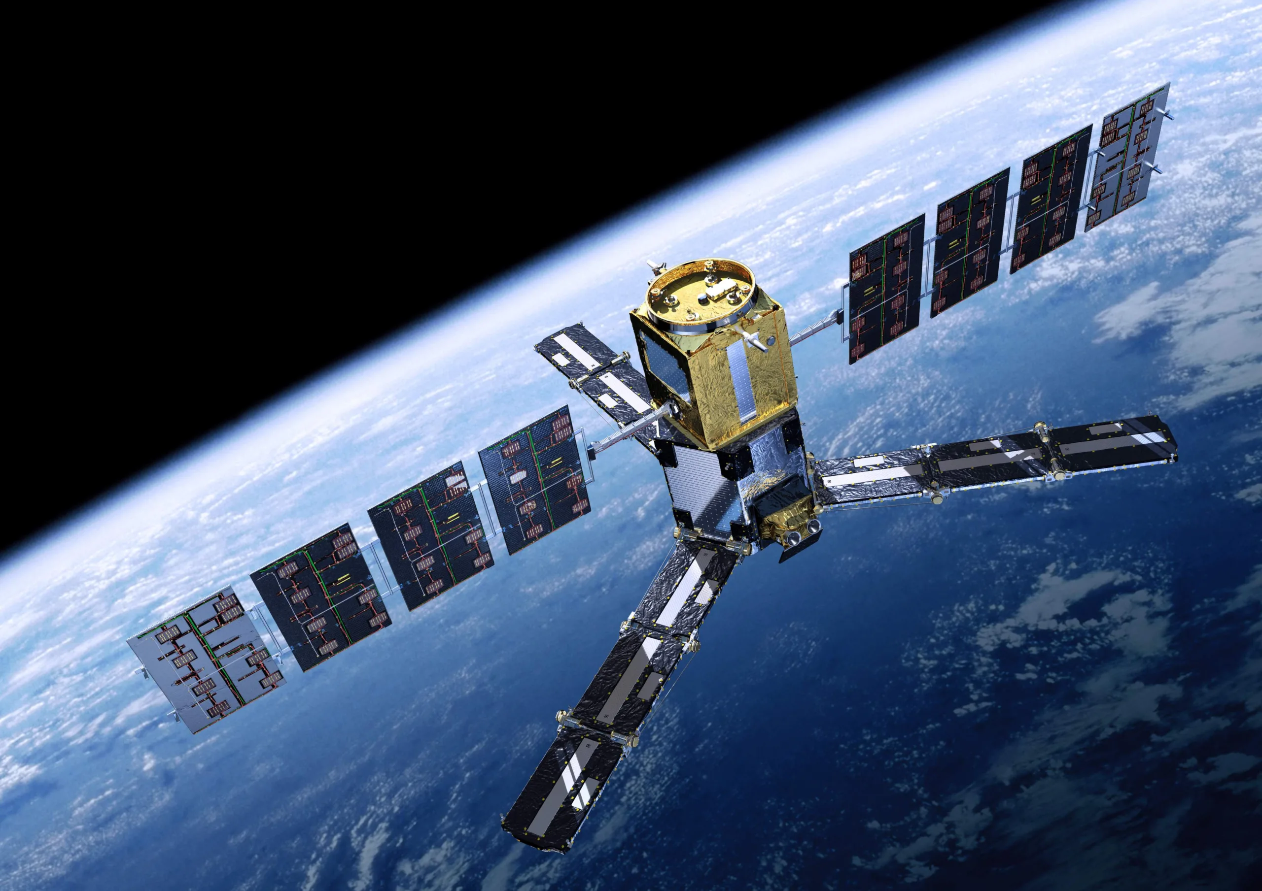 Visualisierung Satellit SMOSS