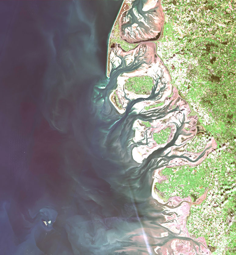 Credit: ESA, Copernicus Sentinel-2 (2023), prozessiert vom BSH