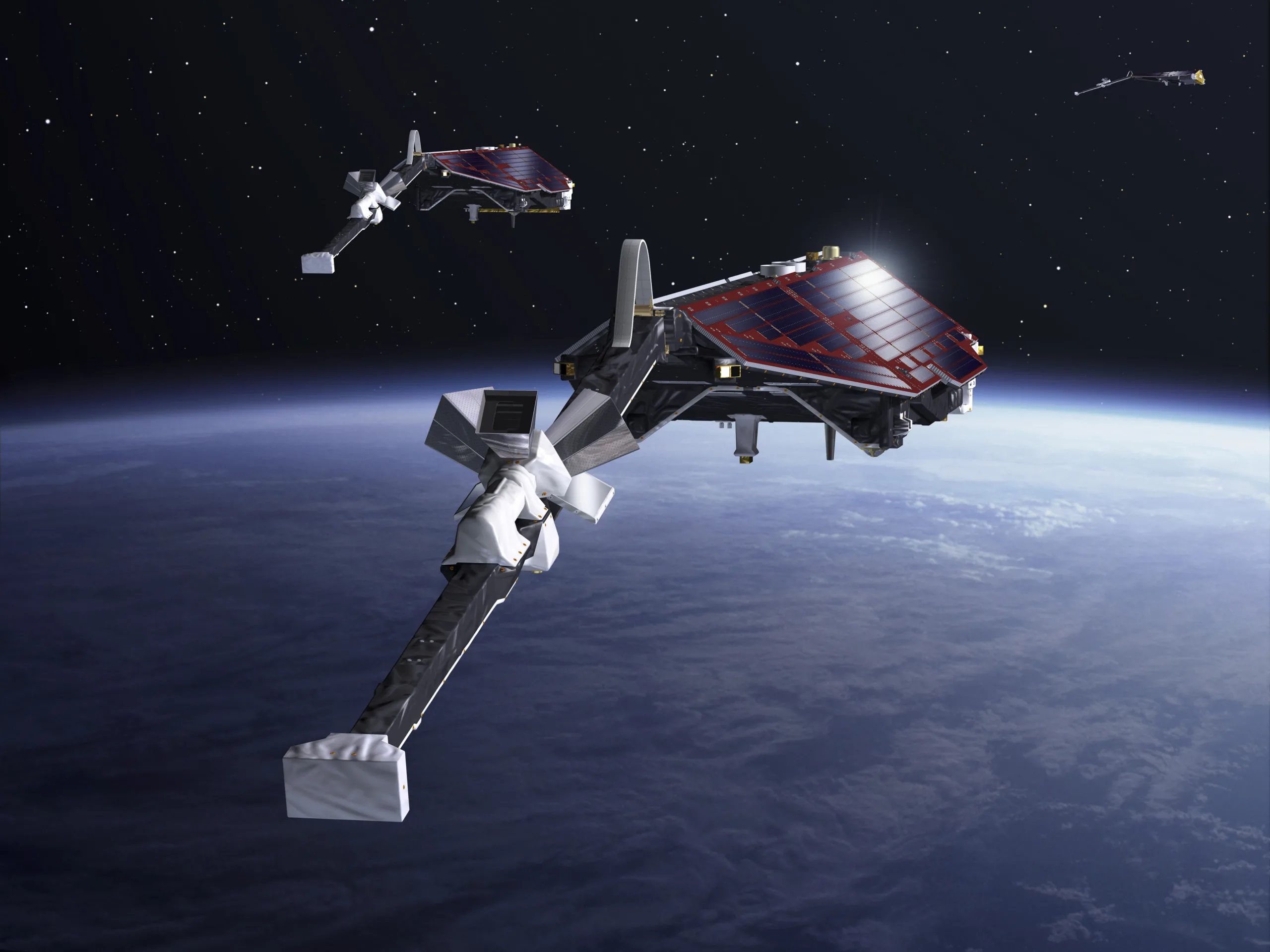 Visualisierung Satellit SWARM